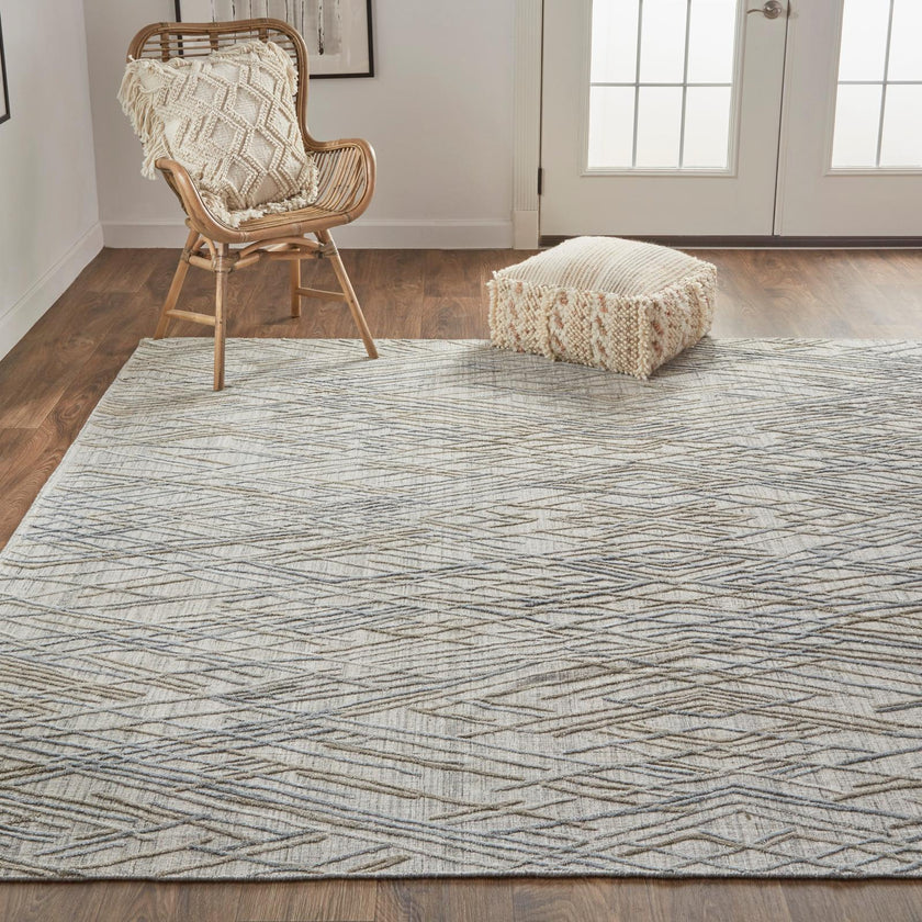 Feizy Elias 6589F Modern Abstract Rug