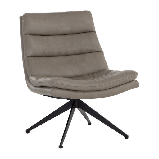 Sunpan Keller Swivel Lounge Chair - Missouri Stone Leather