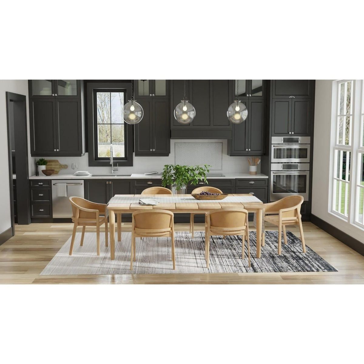 Feizy Micah 3337F Modern Abstract Rug in Black/Gray