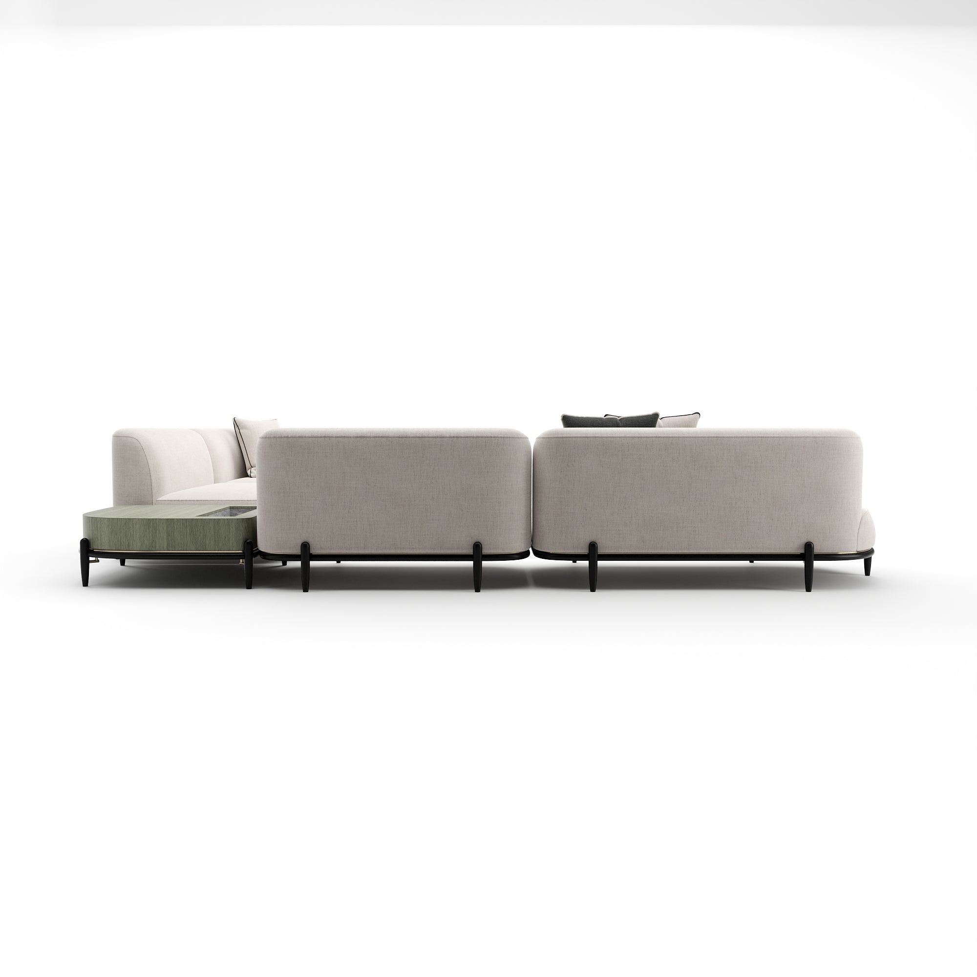 Caracole Madera Sectional