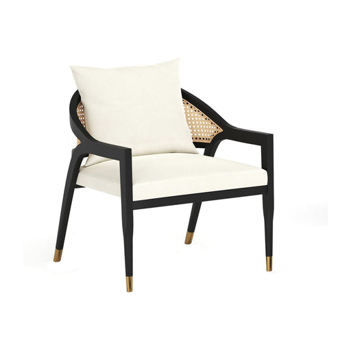 Sunpan Kirsten Lounge Chair - Linoso Ivory