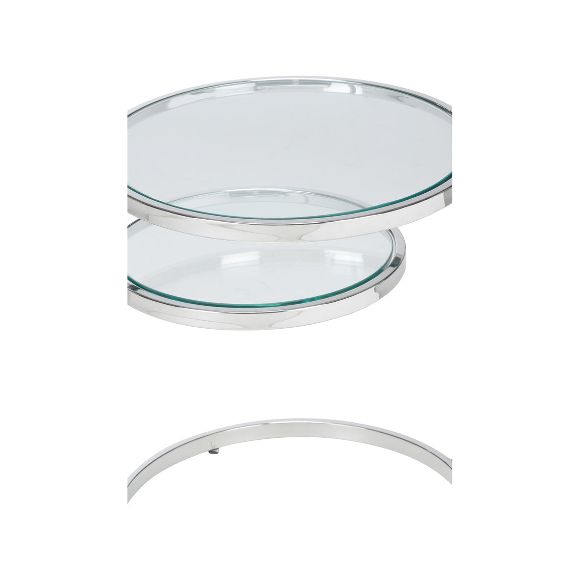 Wildwood Nickel Shelfie Side Table