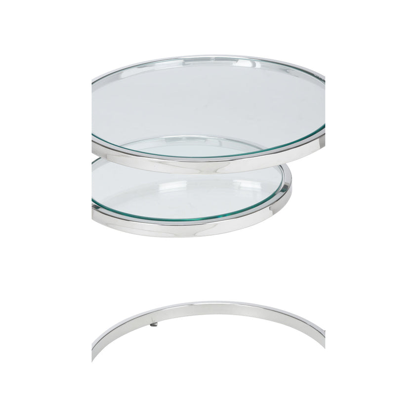 Wildwood Nickel Shelfie Side Table