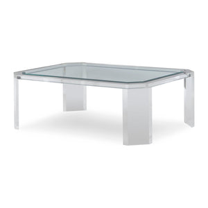 Century Furniture Phoenix Coffee Table with Glass Top