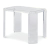 Century Furniture Phoenix Chairside Table with Glass Top