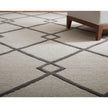 Feizy Kimball 8A36F Transitional Trellis & Lattice Rug in Ivory/Gray/Tan