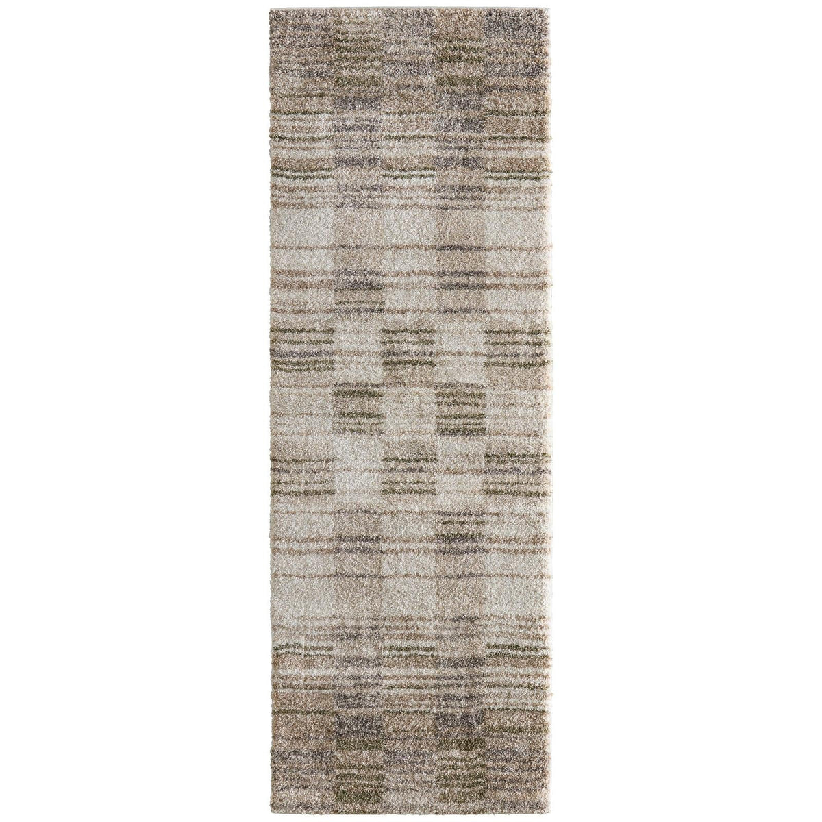Feizy Richmond 39R3F Modern Geometric Rug in Ivory/Gray/Tan