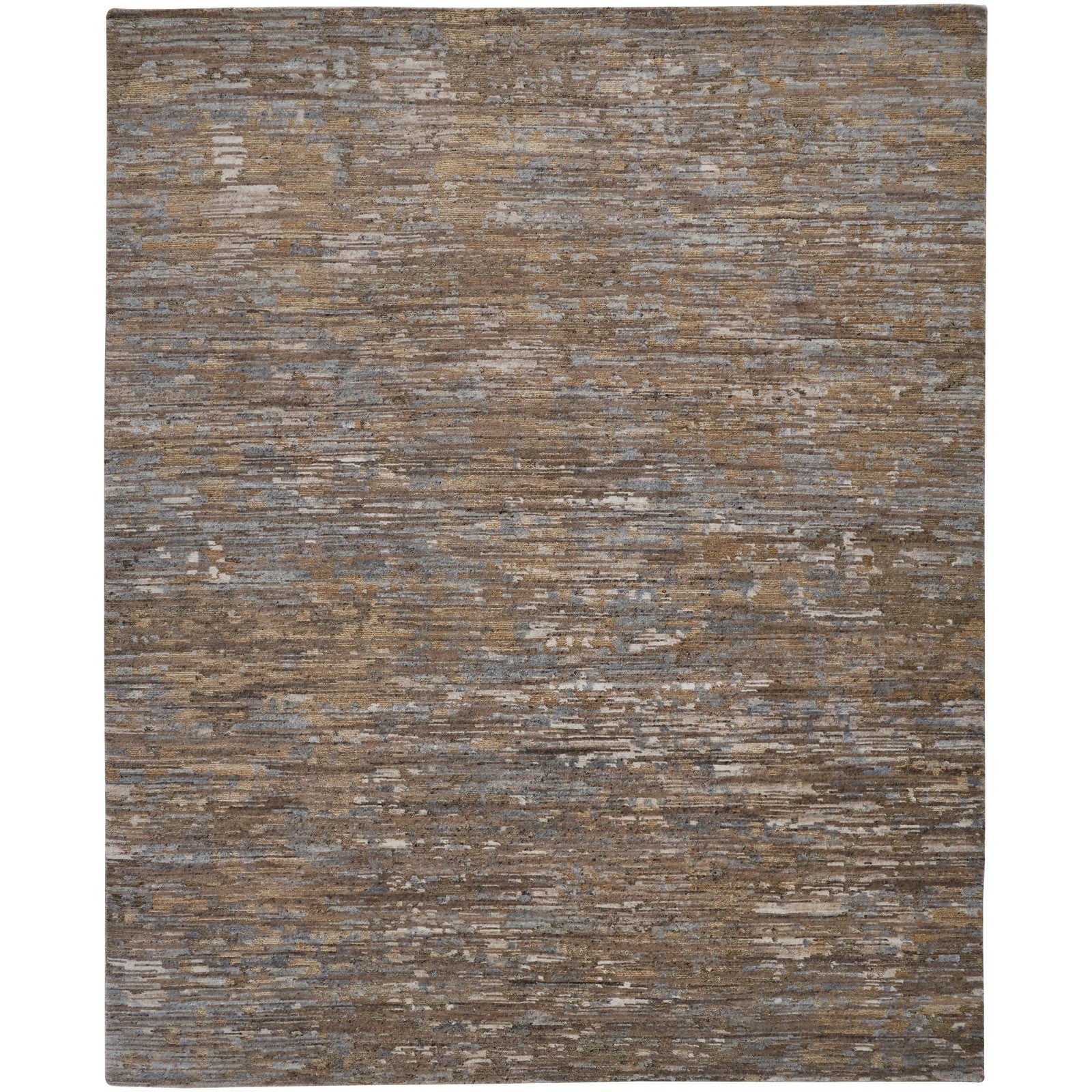 Feizy Conroe 6822F Modern Abstract in Brown/Gray
