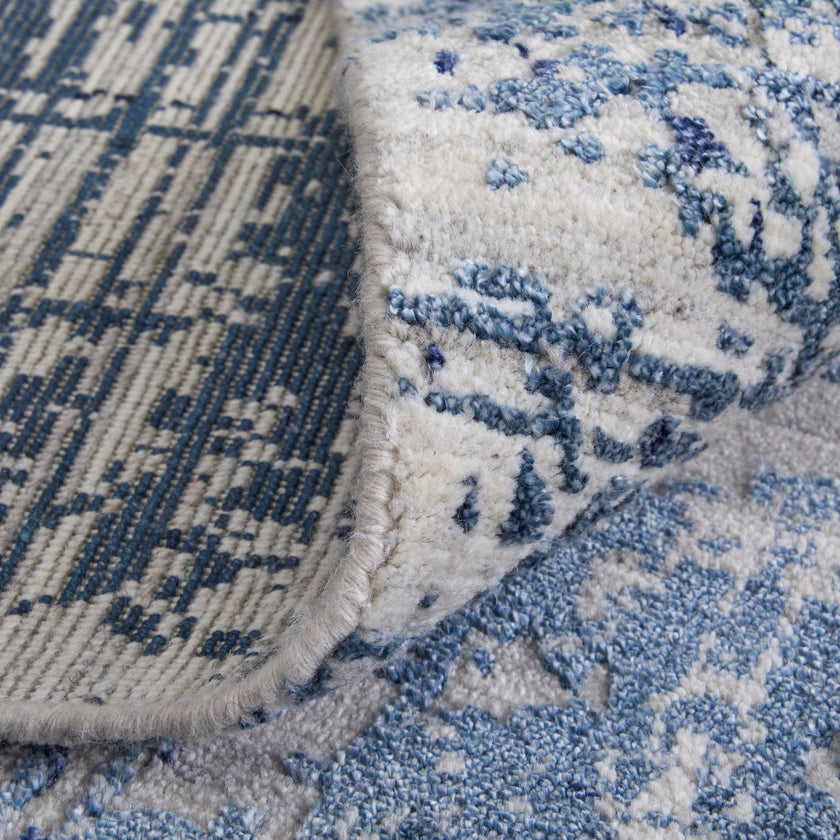 Feizy Eastfield 69AEF Modern Abstract in Blue/Ivory