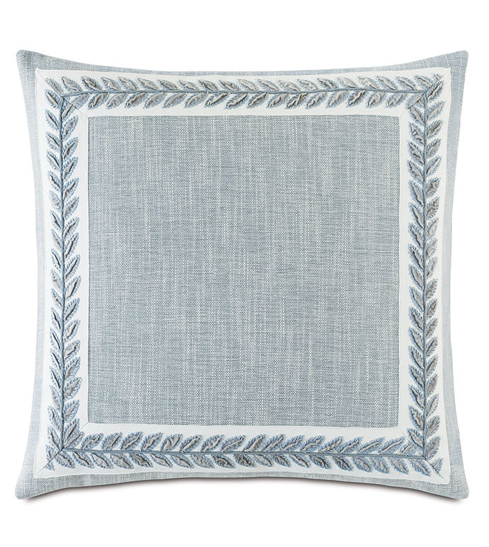 Eastern Accents Amberlynn Mitered Leaf Decorative Pillow
