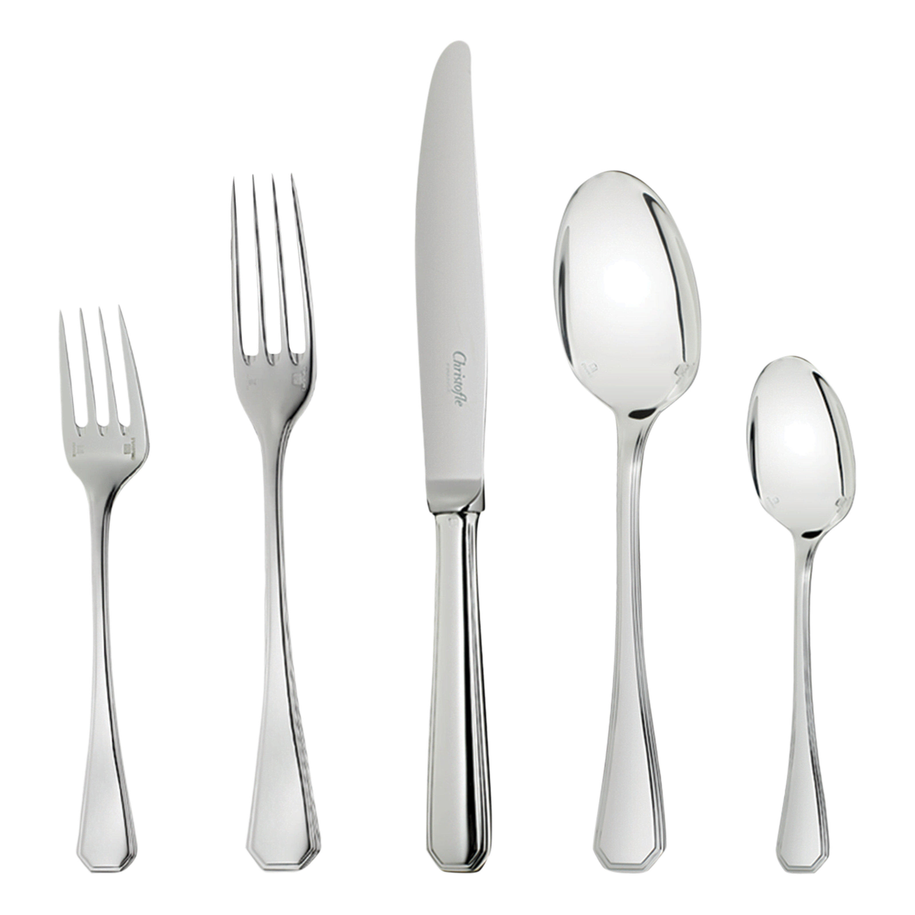 Christofle America Silver Plated Cutlery Set