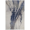 Feizy Mandana 39M0F Modern Abstract Rug in Ivory/Blue
