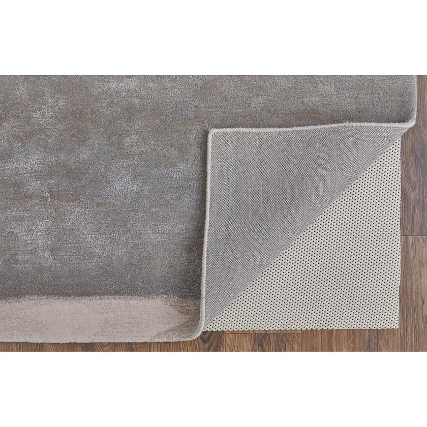Feizy Anya 8921F Transitional Abstract Rug in Ivory/Gray