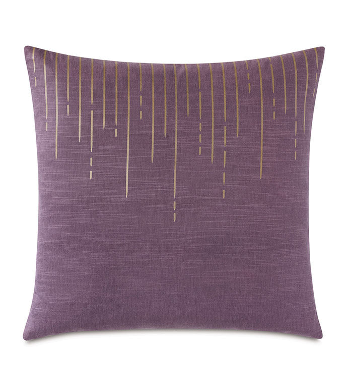 Eastern Accents Tabitha Metallic Drip Decorative Pillow