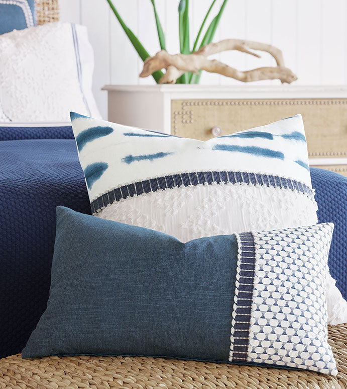Eastern Accents High Tide Embroidered Cuff Decorative Pillow