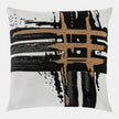 Global Views Katniss Golden Triple Crosshatch Pillow