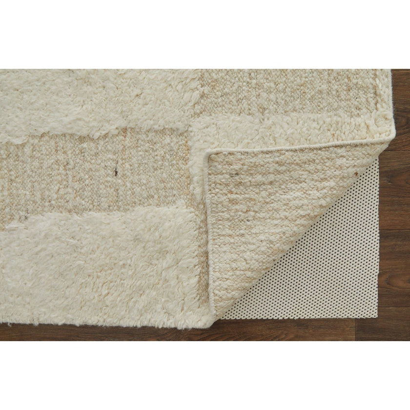 Feizy Ashby 8907F Transitional Geometric Rug in Ivory