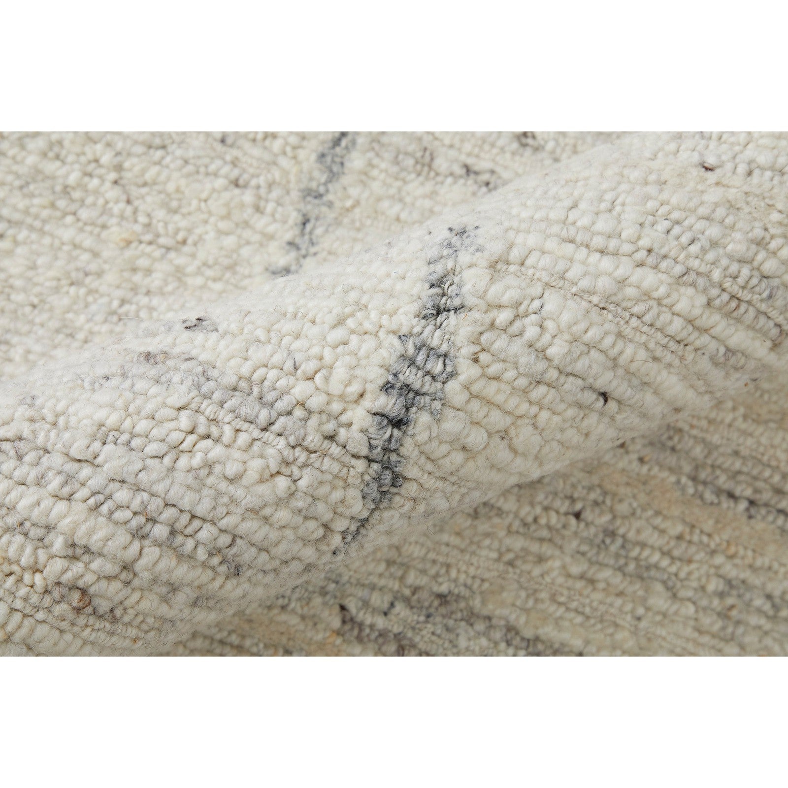 Feizy Navaro 8913F Modern Distressed Rug in Ivory/Gray/Blue