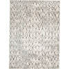 Feizy Kano 3872F Transitional Diamond Rug in Ivory/Gray/Taupe