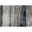 Feizy Micah 3338F Modern Abstract Rug in Black/Silver/Gray
