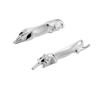 Christofle Les Collections Historiques Silver Plated 2 Knife Rests Dog And Cat Gallia
