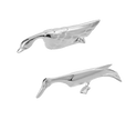 Christofle Les Collections Historiques Silver Plated 2 Knife Rests Pelican And Swan Gallia