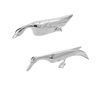 Christofle Les Collections Historiques Silver Plated 2 Knife Rests Pelican And Swan Gallia