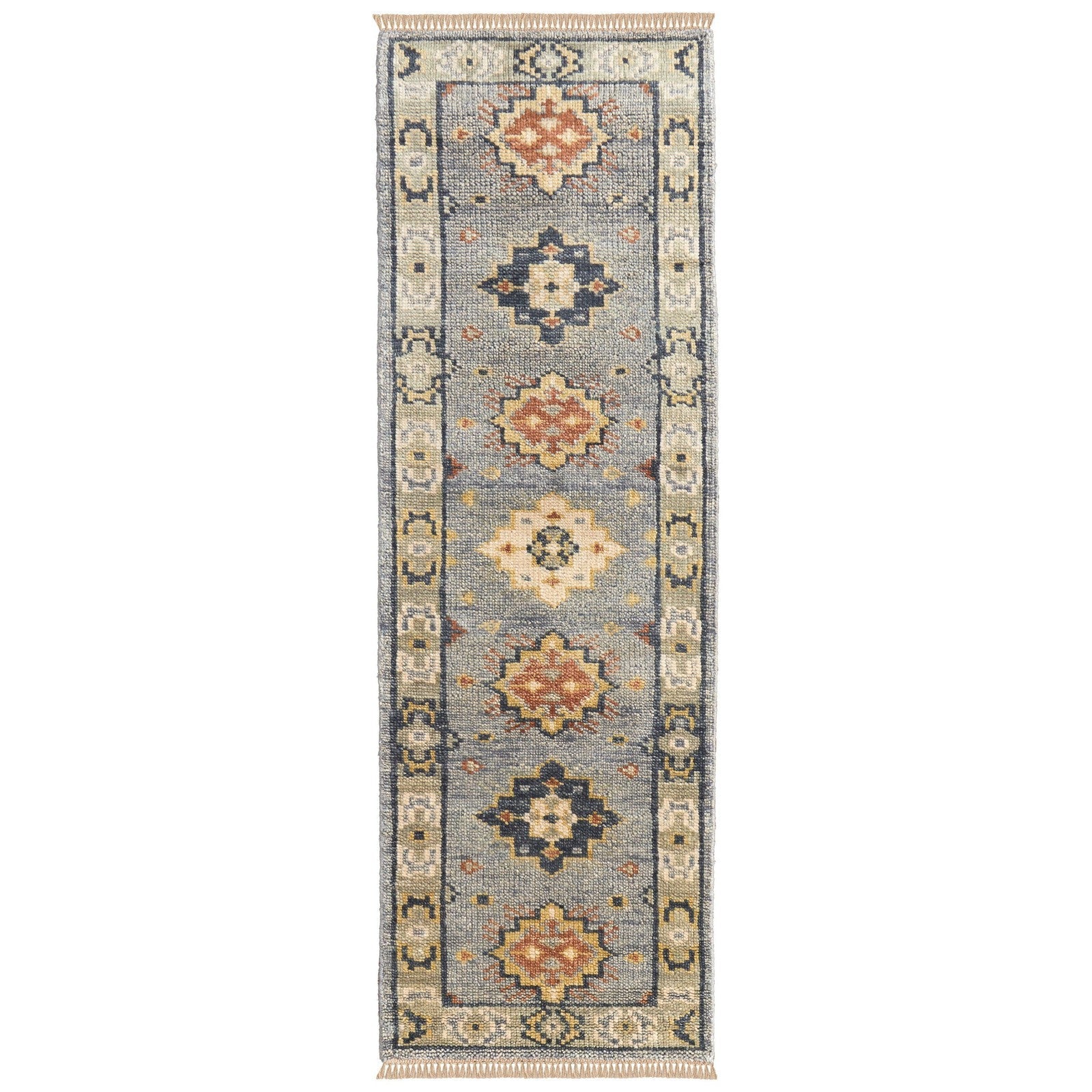 Feizy Fillmore 69CIF Transitional Diamond in Blue/Taupe/Gray