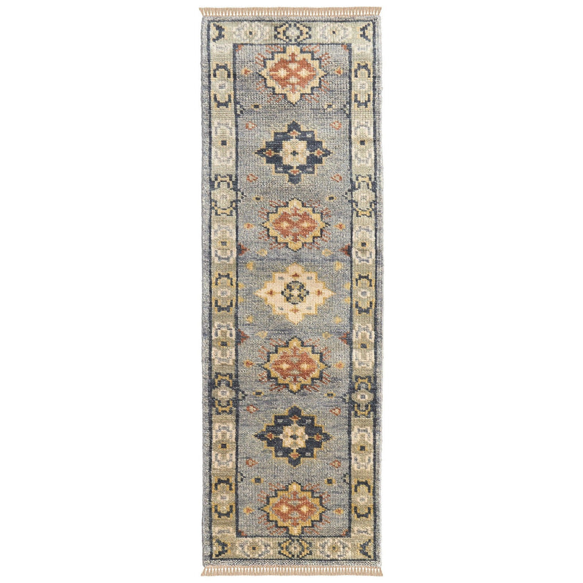 Feizy Fillmore 69CIF Transitional Diamond in Blue/Taupe/Gray