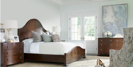 Century Furniture Mcalpine Wood Panel Bed