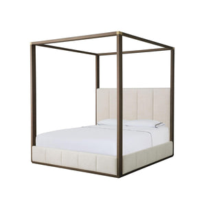 Century Furniture Carino Upholstered Canopy Bed - King