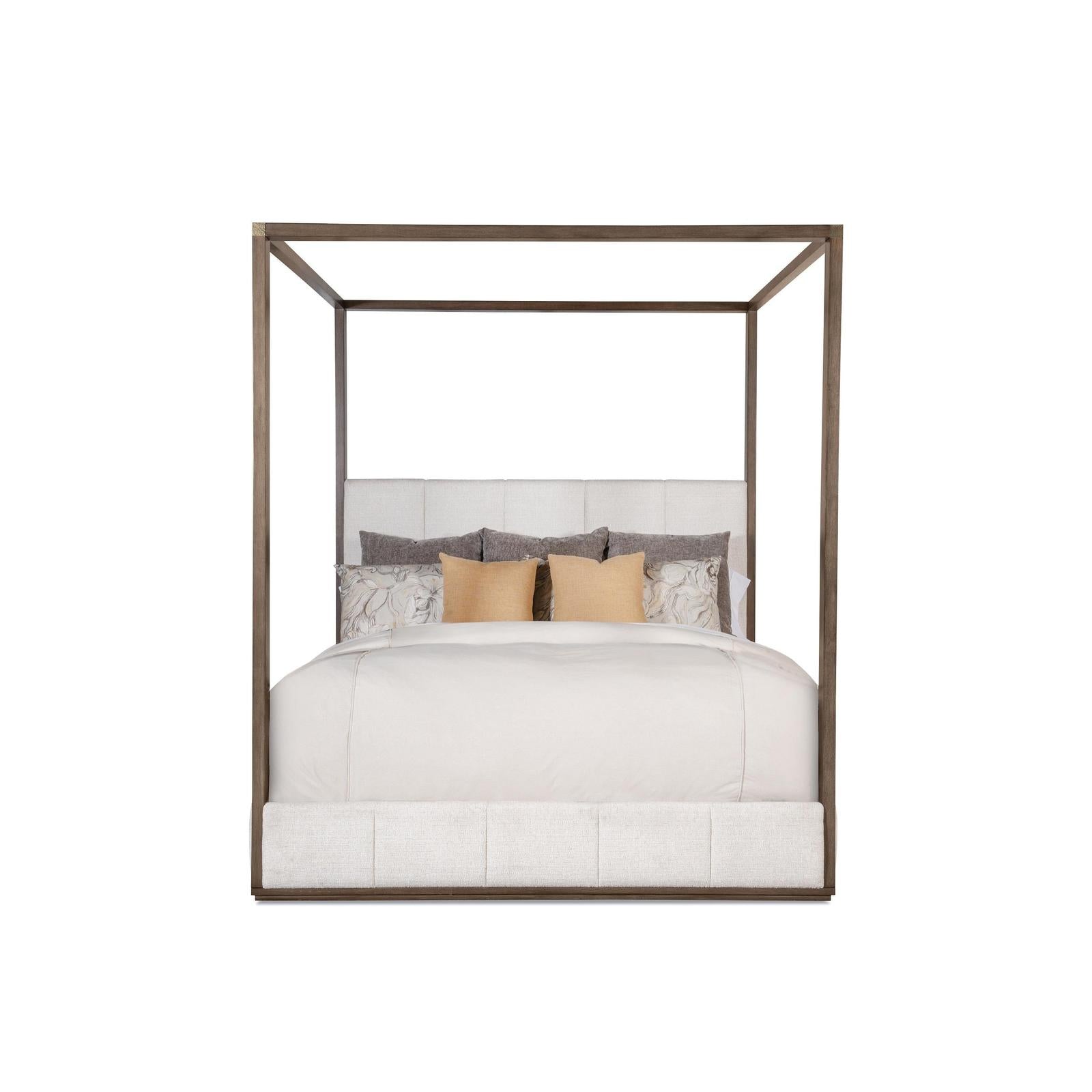 Century Furniture Carino Upholstered Canopy Bed - King