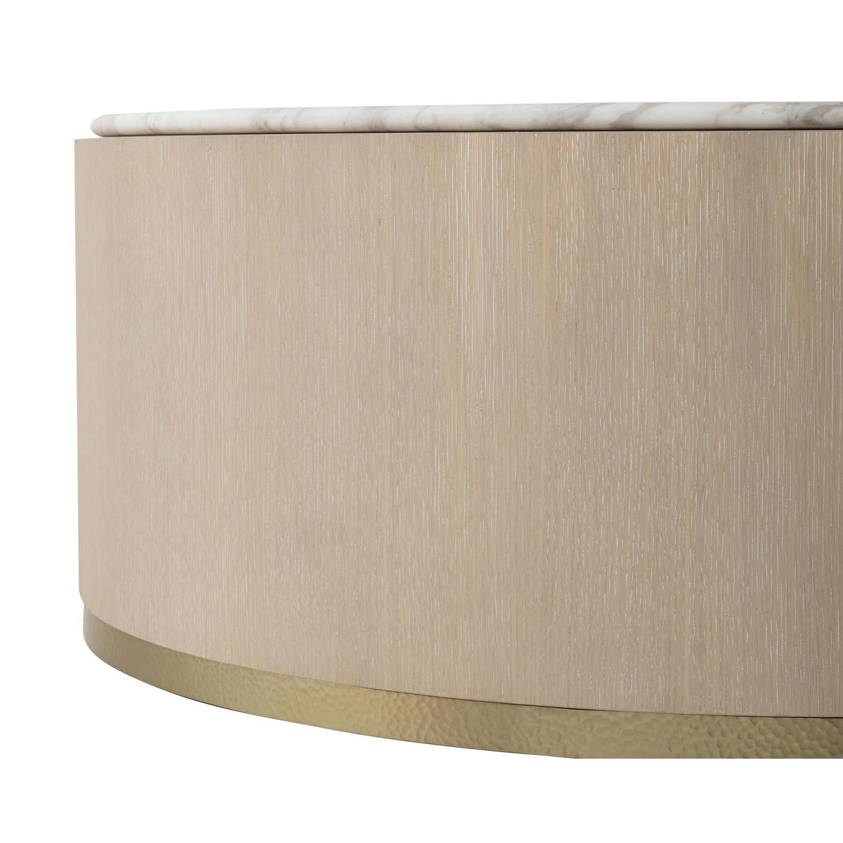 Century Furniture Carino Round Cocktail Table - Marble Top