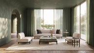 Caracole Madera Sofa - Oatmeal