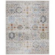 Feizy Melrose 39P5F Traditional Floral & Botanical Rug in Tan/Blue/Red