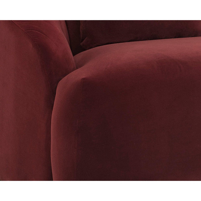 Sunpan Astrid Sofa - Merlot