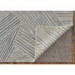 Feizy Elias 69FYF Modern Abstract Rug in Green/Ivory/Tan