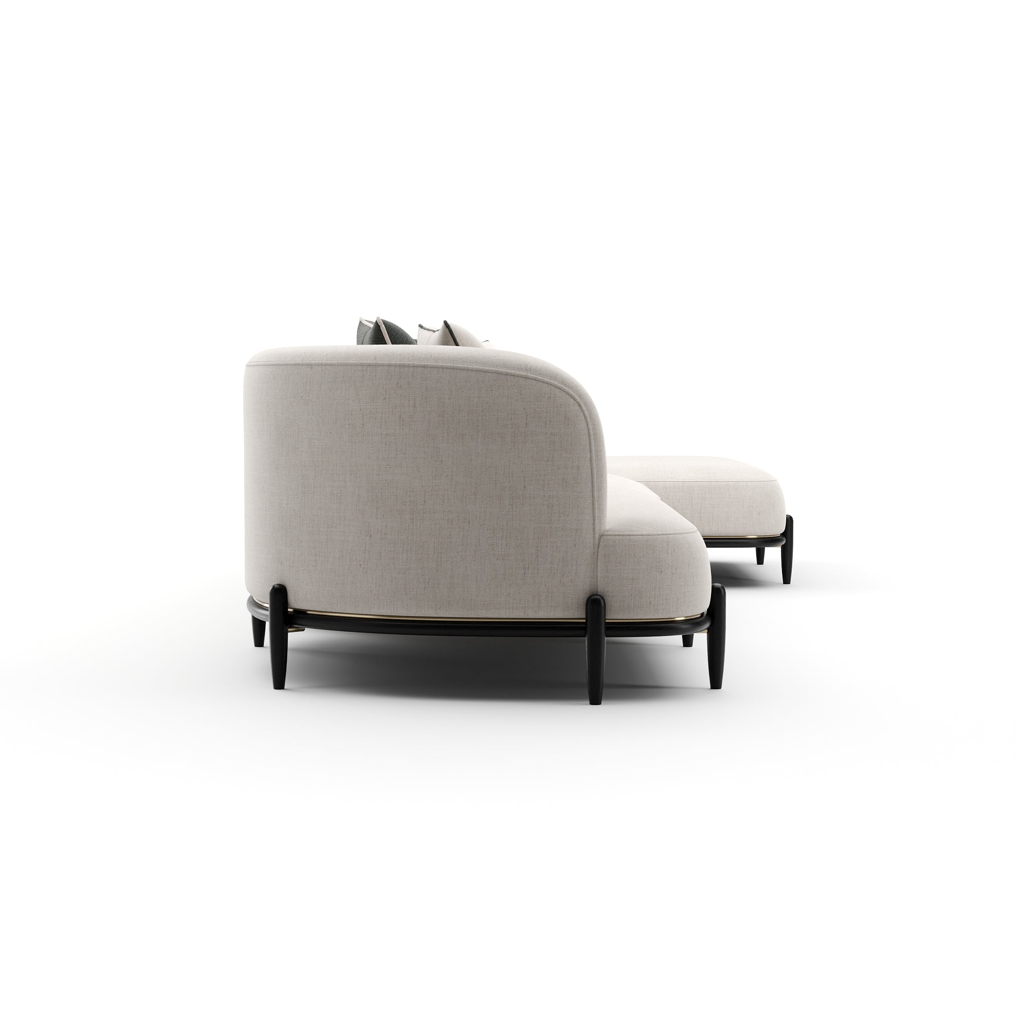 Caracole Madera Sectional