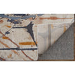 Feizy Gilmore 39MPF Modern Watercolor in Blue/Orange/Gray
