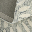 Feizy Wallace 8A38F Modern Floral & Botanical Rug in Gray/Ivory