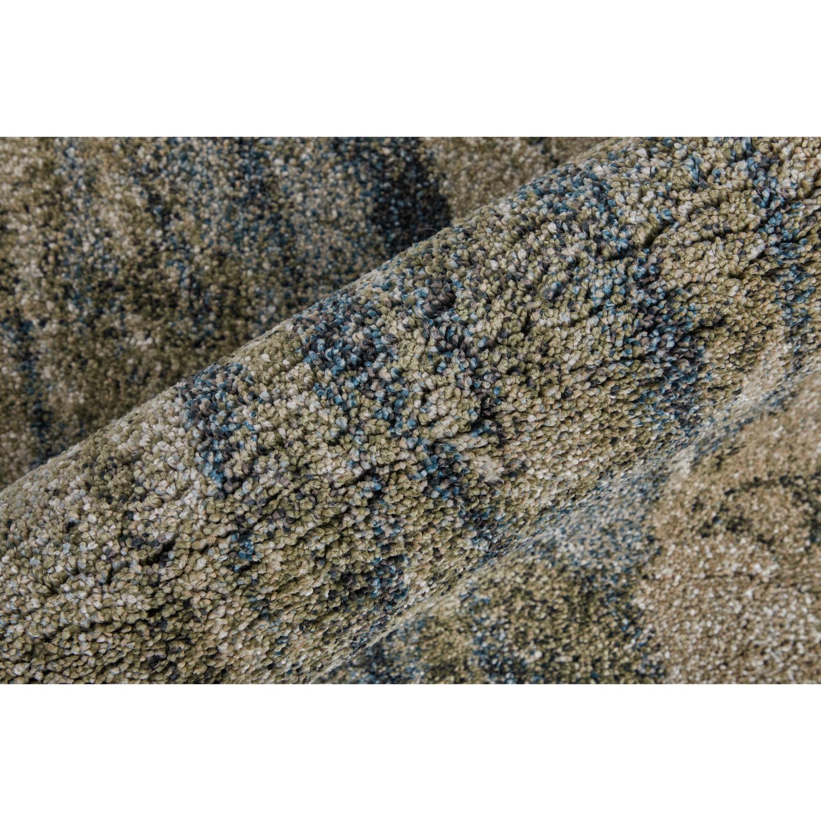 Feizy Skyview 39Q8F Modern Abstract Rug in Gray/Green/Ivory