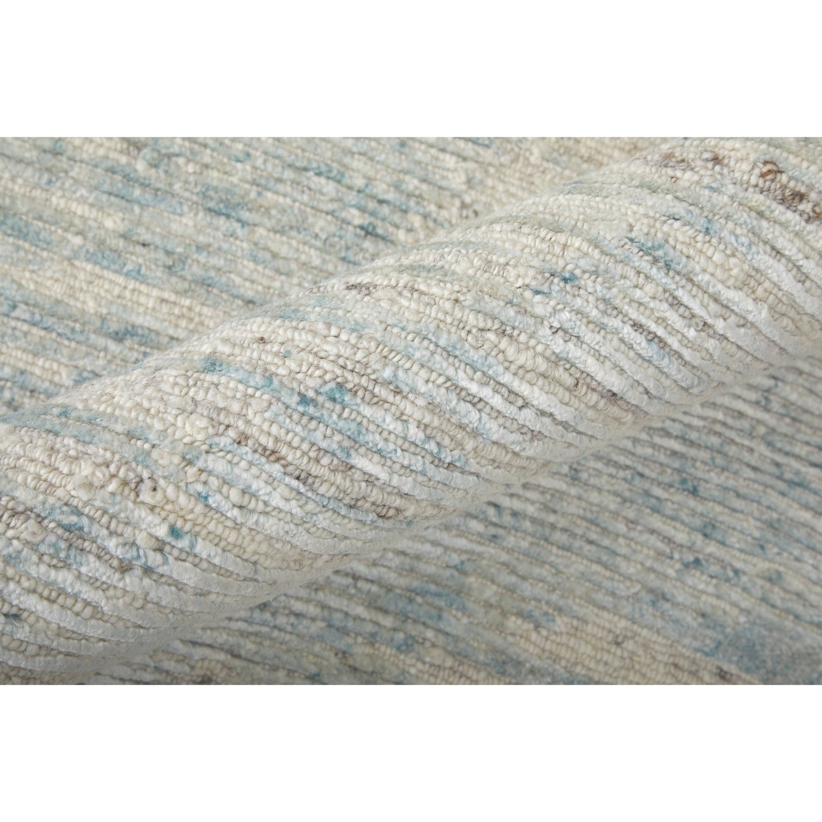 Feizy Brighton 69CHF Modern Abstract in Blue/Ivory/Silver