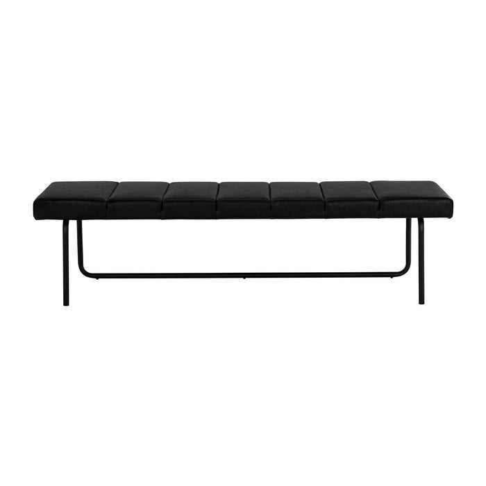 Sunpan Casimir Bench - Nightfall Black