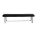 Sunpan Casimir Bench - Nightfall Black