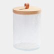 Global Views Crackle Glass Canister with Lid