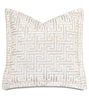 Eastern Accents Sussex Greek Key Euro Sham