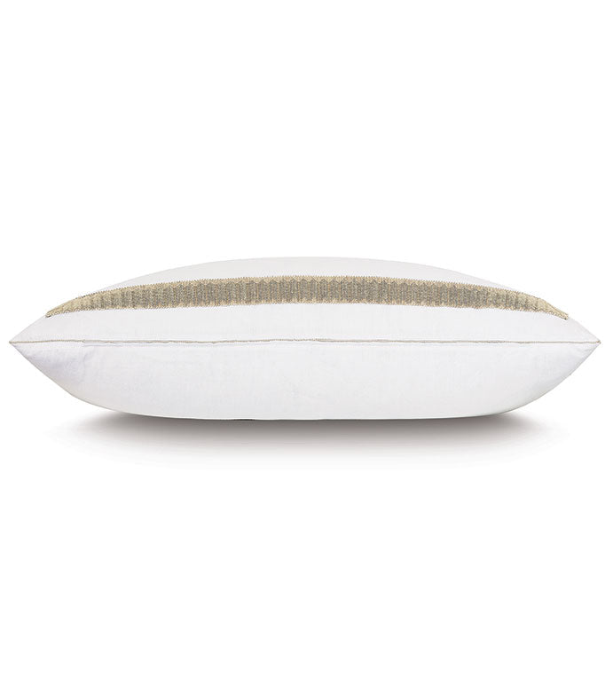 Eastern Accents Sussex Metallic Border Sham