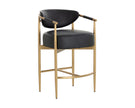 Sunpan Heloise Counter Stool - Bravo Black