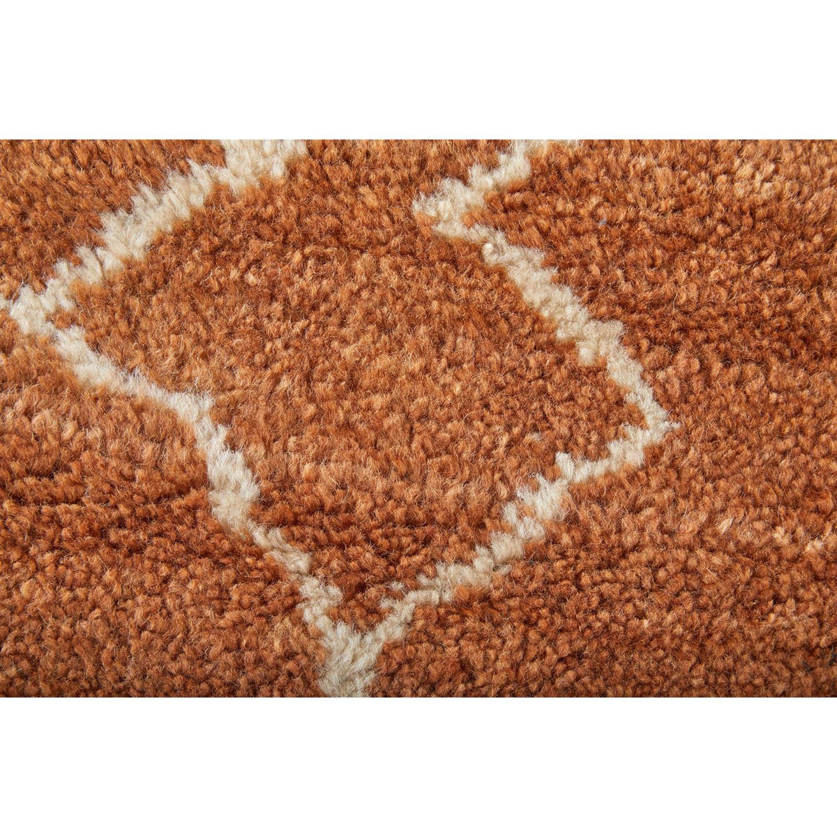 Feizy Agape 69H8F Modern Abstract Rug in Orange/White