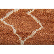 Feizy Agape 69H8F Modern Abstract Rug in Orange/White